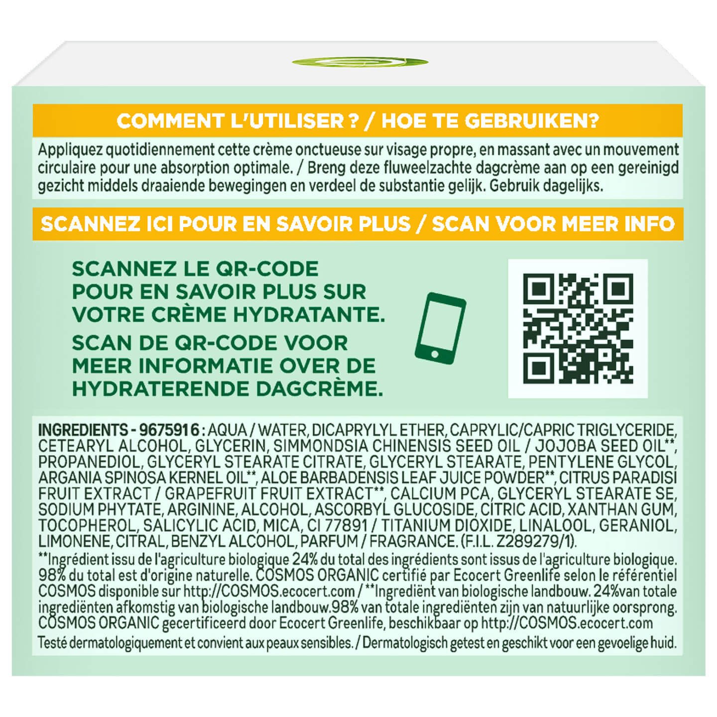 gar VitamineC Dagcreme 50ml box 2024 side2 packshot 3612624647515 3000x3000 bilpng master